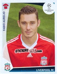 Figurina Fabio Aurelio - UEFA Champions League 2009-2010 - Panini