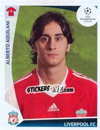 Cromo Alberto Aquilani - UEFA Champions League 2009-2010 - Panini