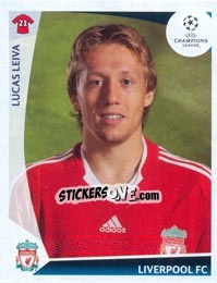 Sticker Lucas Leiva - UEFA Champions League 2009-2010 - Panini