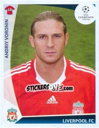 Cromo Andriy Voronin - UEFA Champions League 2009-2010 - Panini