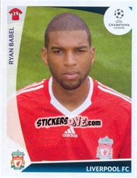 Sticker Ryan Babel - UEFA Champions League 2009-2010 - Panini