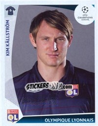 Cromo Kim Källström - UEFA Champions League 2009-2010 - Panini