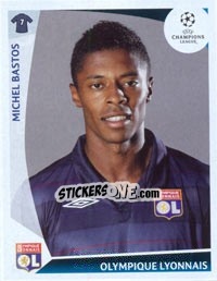 Sticker Michel Bastos - UEFA Champions League 2009-2010 - Panini