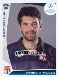 Sticker Jeremy Toulalan - UEFA Champions League 2009-2010 - Panini