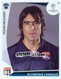 Figurina Cesar Delgado - UEFA Champions League 2009-2010 - Panini