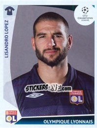 Cromo Lisandro Lopez - UEFA Champions League 2009-2010 - Panini