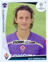 Sticker Gianluca Comotto - UEFA Champions League 2009-2010 - Panini