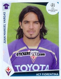 Sticker Juan Manuel Vargas - UEFA Champions League 2009-2010 - Panini