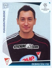 Figurina Vukasin Poleksic - UEFA Champions League 2009-2010 - Panini