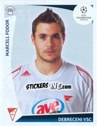 Cromo Marcell Fodor - UEFA Champions League 2009-2010 - Panini