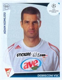 Cromo Adam Komlosi - UEFA Champions League 2009-2010 - Panini