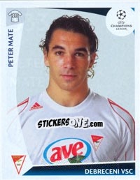 Sticker Peter Mate - UEFA Champions League 2009-2010 - Panini