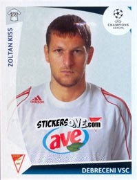 Cromo Zoltan Kiss - UEFA Champions League 2009-2010 - Panini