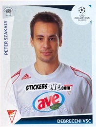 Sticker Peter Szakaly - UEFA Champions League 2009-2010 - Panini