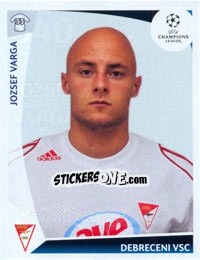 Sticker Jozsef Varga - UEFA Champions League 2009-2010 - Panini