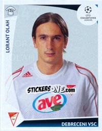 Sticker Lorant Olah - UEFA Champions League 2009-2010 - Panini