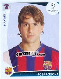 Sticker Maxwell - UEFA Champions League 2009-2010 - Panini