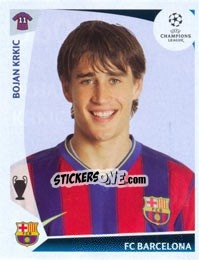 Figurina Bojan Krkic - UEFA Champions League 2009-2010 - Panini