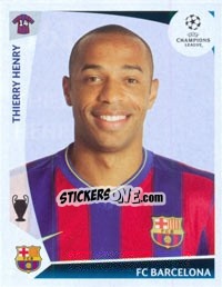 Cromo Thierry Henry - UEFA Champions League 2009-2010 - Panini