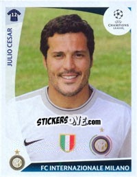 Cromo Julio Cesar - UEFA Champions League 2009-2010 - Panini