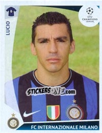 Cromo Lucio - UEFA Champions League 2009-2010 - Panini