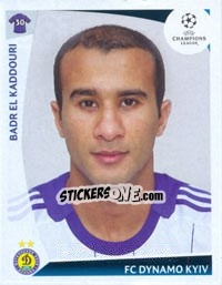 Figurina Badr El Kaddouri - UEFA Champions League 2009-2010 - Panini