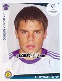 Figurina Ognjen Vukojevic - UEFA Champions League 2009-2010 - Panini