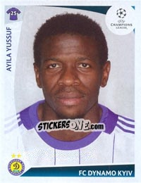 Cromo Ayila Yussuf - UEFA Champions League 2009-2010 - Panini