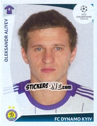 Sticker Oleksandr Aliyev - UEFA Champions League 2009-2010 - Panini