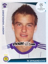 Sticker Andriy Yarmolenko - UEFA Champions League 2009-2010 - Panini