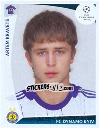 Sticker Artem Kravets - UEFA Champions League 2009-2010 - Panini
