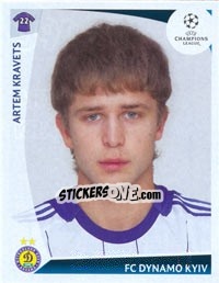 Figurina Artem Kravets - UEFA Champions League 2009-2010 - Panini