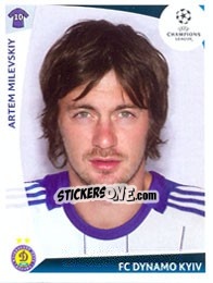 Cromo Artem Milevskiy - UEFA Champions League 2009-2010 - Panini