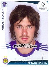 Figurina Artem Milevskiy - UEFA Champions League 2009-2010 - Panini