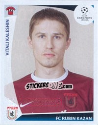 Cromo Vitali Kaleshin - UEFA Champions League 2009-2010 - Panini