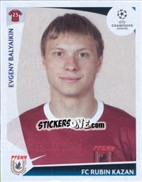 Sticker Evgeny Balyaikin - UEFA Champions League 2009-2010 - Panini