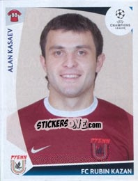 Cromo Alan Kasaev - UEFA Champions League 2009-2010 - Panini