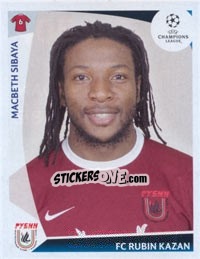 Sticker Macbeth Sibaya - UEFA Champions League 2009-2010 - Panini