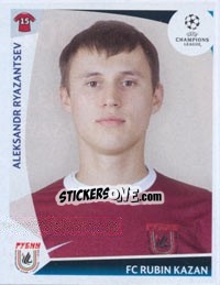 Sticker Aleksandr Ryazantsev - UEFA Champions League 2009-2010 - Panini