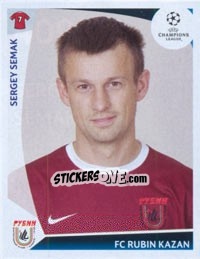 Cromo Sergei Semak - UEFA Champions League 2009-2010 - Panini