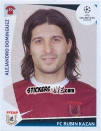 Figurina Alejandro Dominguez - UEFA Champions League 2009-2010 - Panini