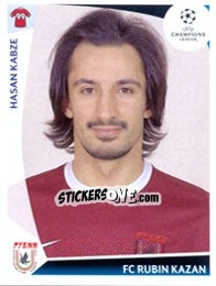 Sticker Hasan Kabze - UEFA Champions League 2009-2010 - Panini