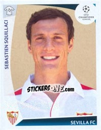 Sticker Sebastien Squillaci - UEFA Champions League 2009-2010 - Panini