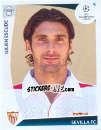 Figurina Julien Escude - UEFA Champions League 2009-2010 - Panini