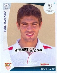 Sticker Federico Fazio - UEFA Champions League 2009-2010 - Panini