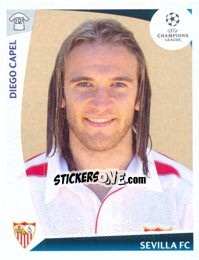 Sticker Diego Capel - UEFA Champions League 2009-2010 - Panini
