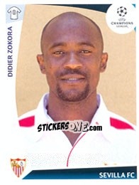 Sticker Didier Zokora - UEFA Champions League 2009-2010 - Panini