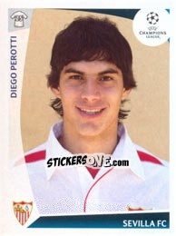 Sticker Diego Perotti - UEFA Champions League 2009-2010 - Panini