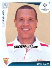 Sticker Luis Fabiano - UEFA Champions League 2009-2010 - Panini