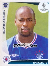 Sticker Damarcus Beasley - UEFA Champions League 2009-2010 n. 438 - Panini